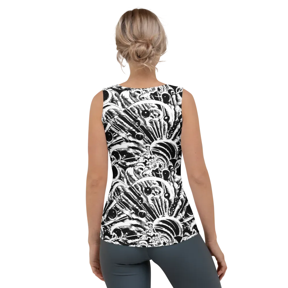 Ink Jungle on Women's Tank Top — Back