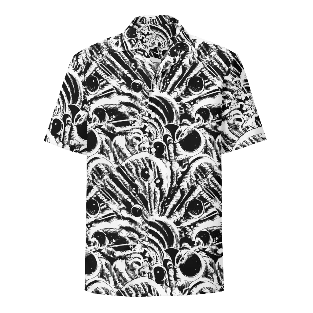 Ink Jungle on Button Shirt — Front