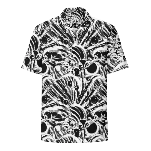 Ink Jungle on a Button Shirt
