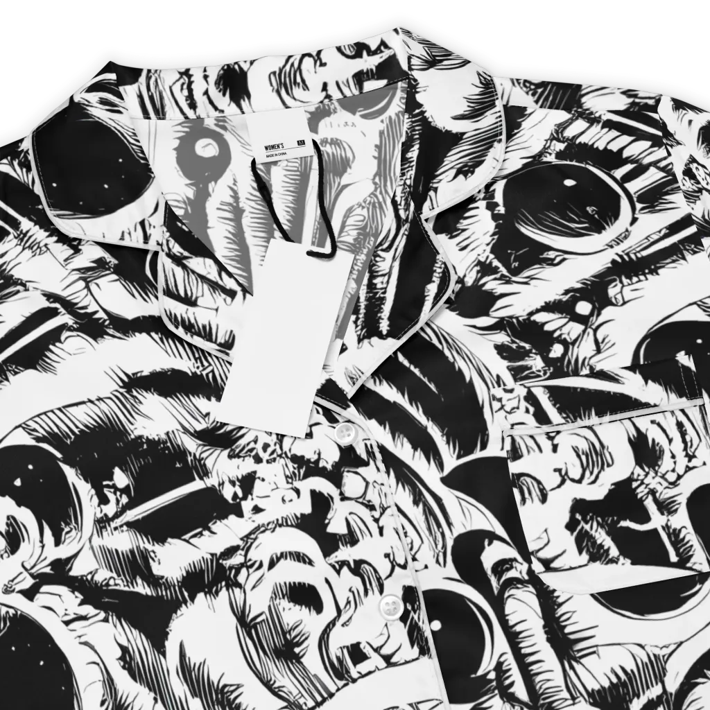 Ink Jungle on Women's Short Sleeve Pajama Top — Product details