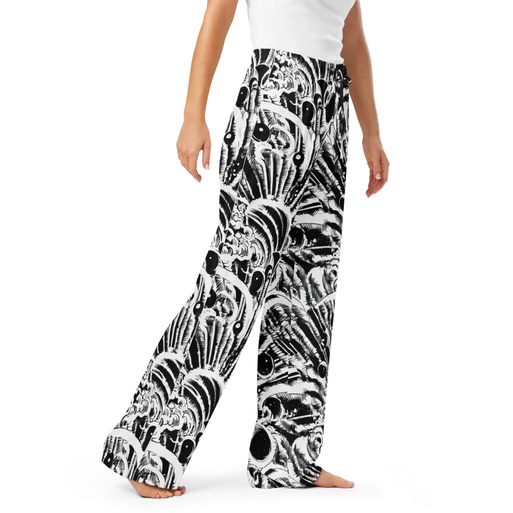 Ink Jungle on Women's Pajama Pants — Right Front
