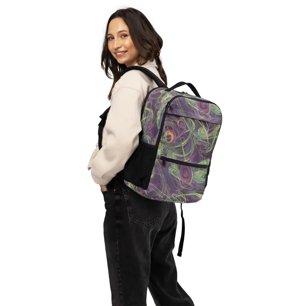 Chromatic Creeper on Utility Backpack — Back