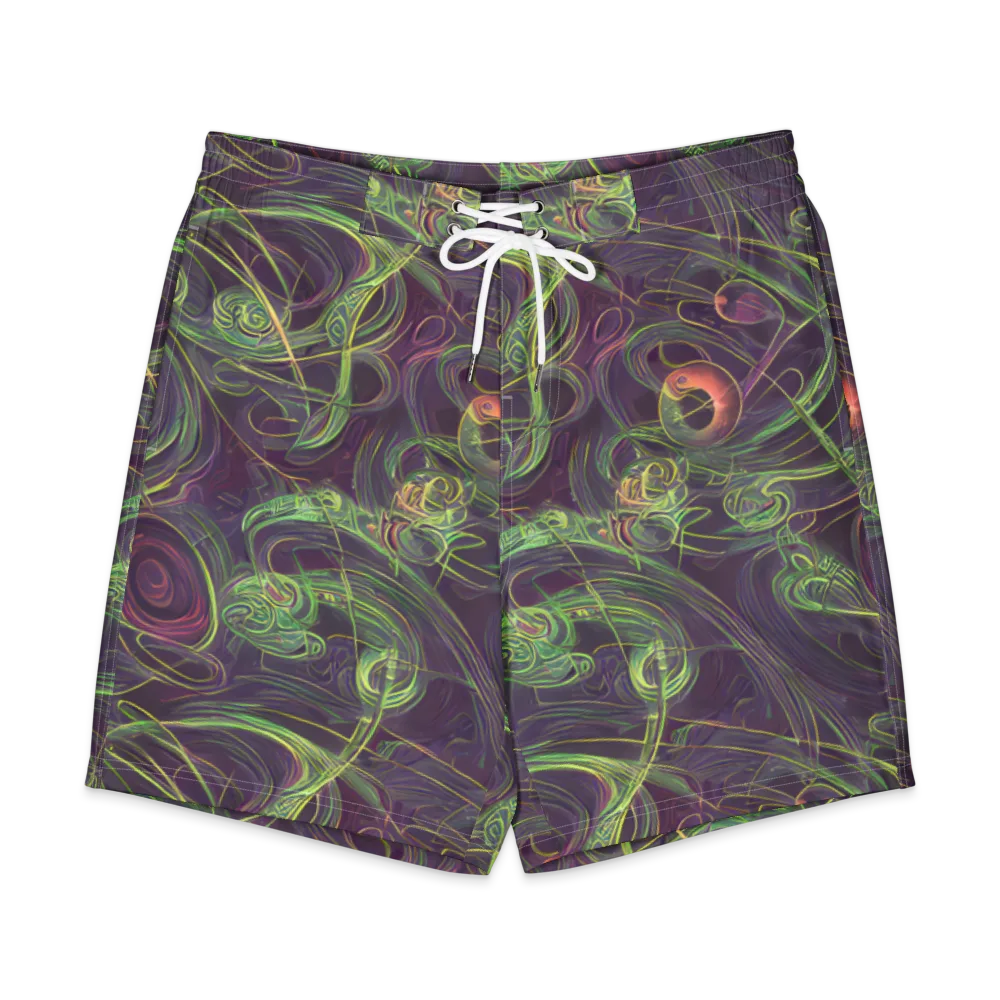 Chromatic Creeper on Men's Board Shorts — Front
