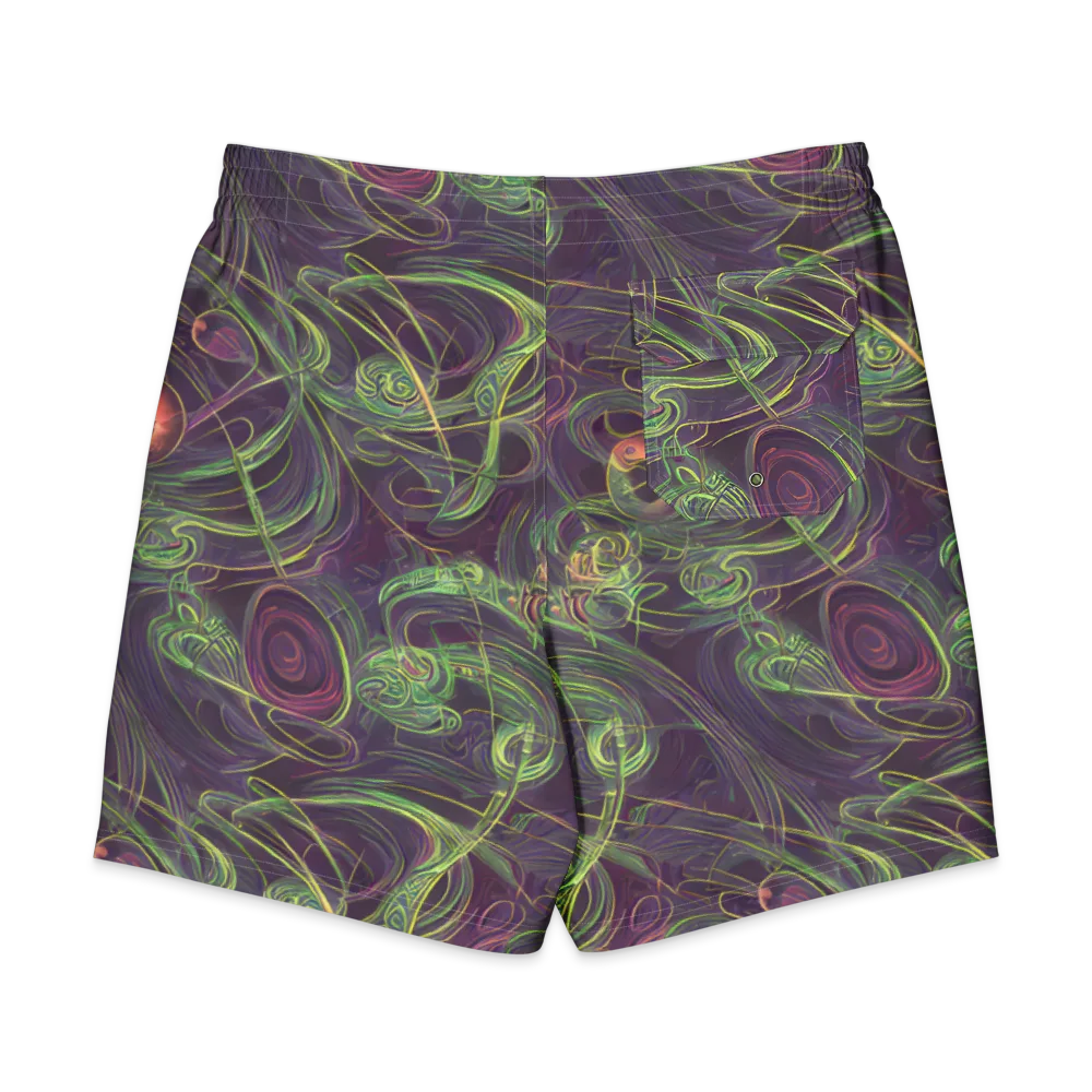 Chromatic Creeper on Men's Board Shorts — Back