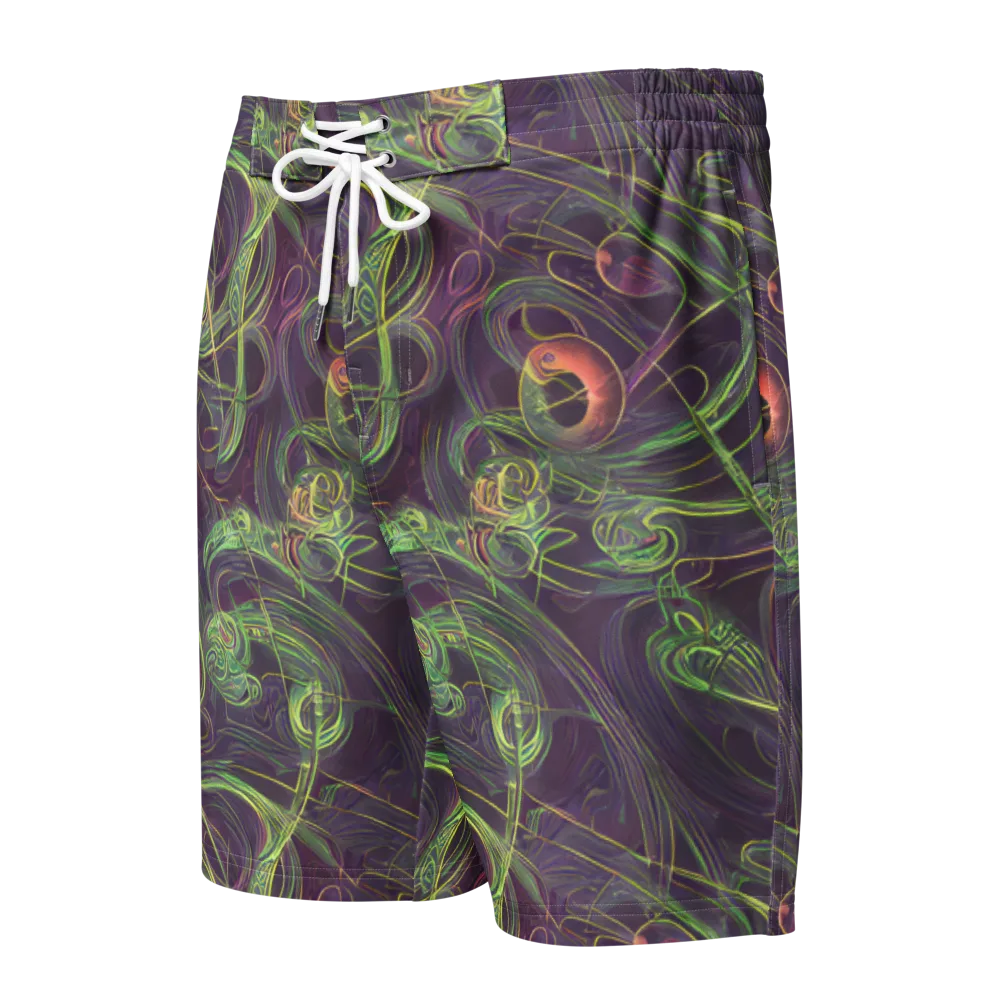 Chromatic Creeper on Men's Board Shorts — Front