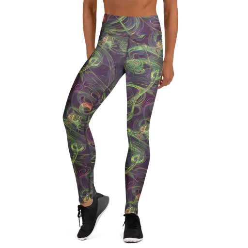 Chromatic Creeper on a Yoga Leggings