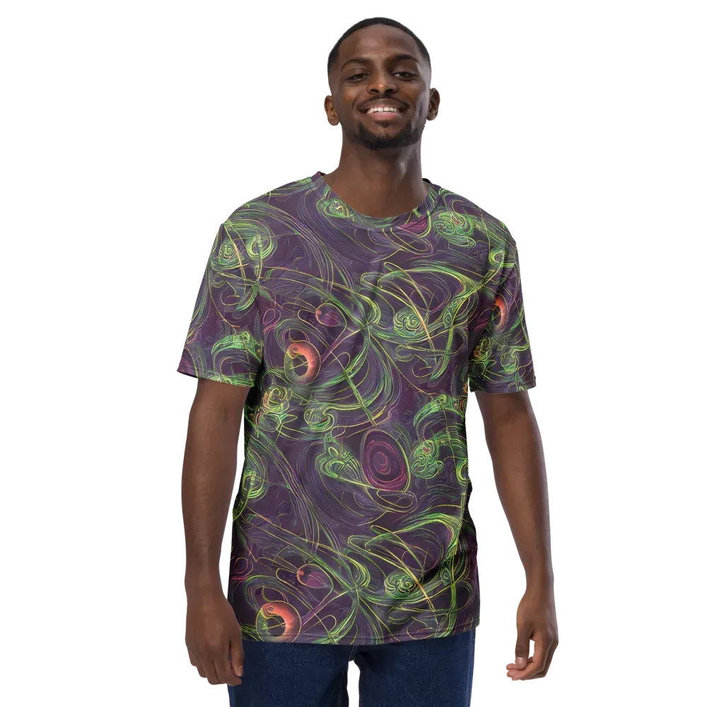 Chromatic Creeper on Men's Crew Neck T-Shirt — Front