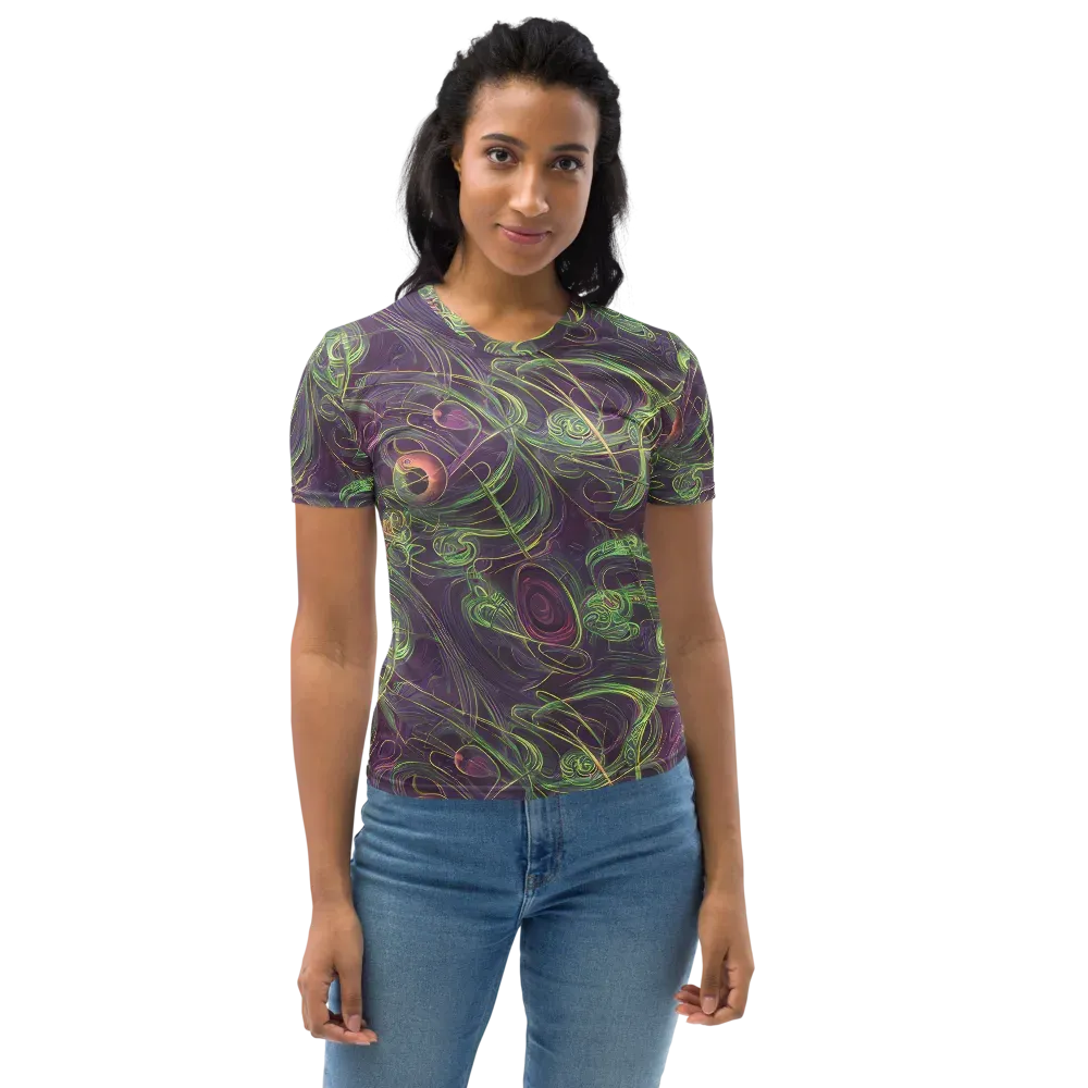 Chromatic Creeper on Women's Crew Neck T-Shirt — Front