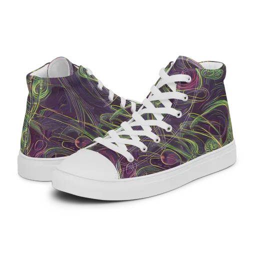 Chromatic Creeper on a Women's High Top Canvas Shoes
