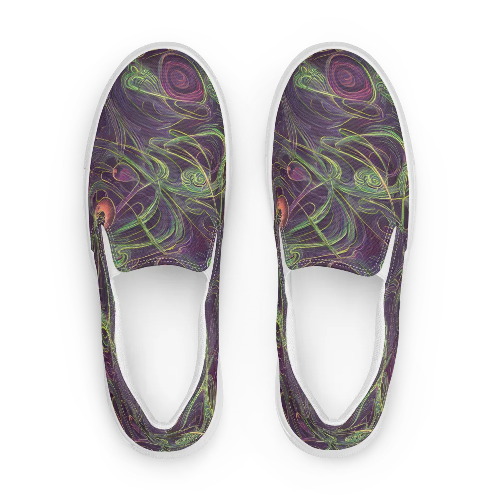 Chromatic Creeper on Women's Slip-On Canvas Shoes — Front