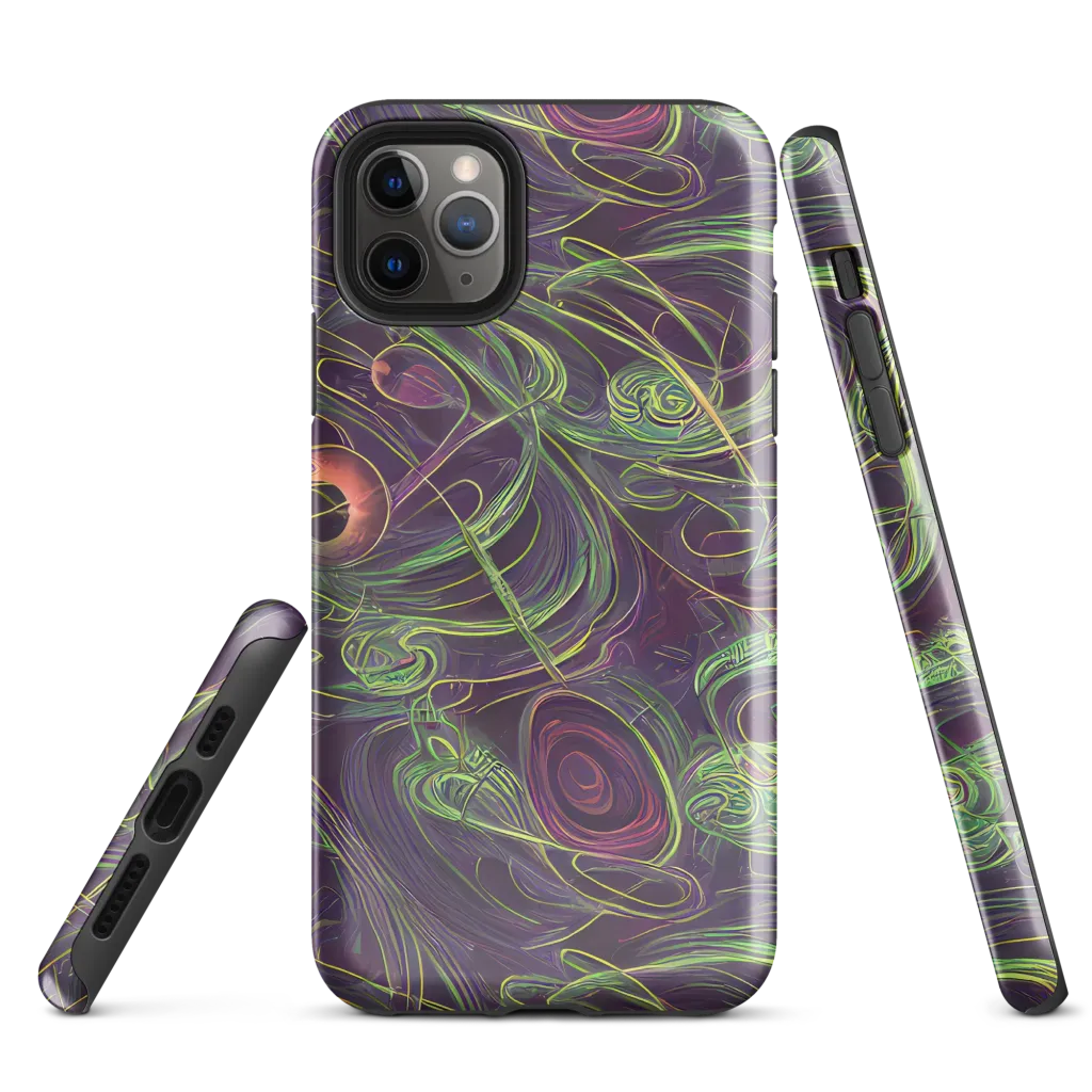 Chromatic Creeper on Tough Case for iPhone® — Front