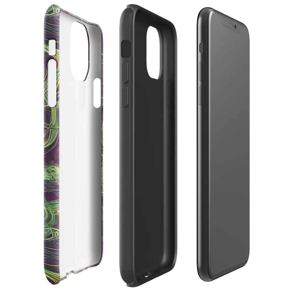 Chromatic Creeper on Tough Case for iPhone® — Right
