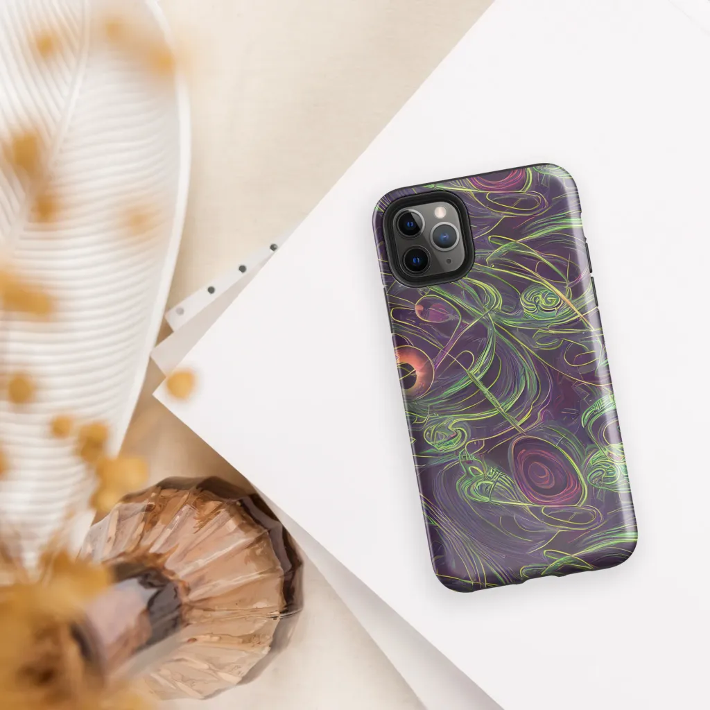 Chromatic Creeper on Tough Case for iPhone® — Front