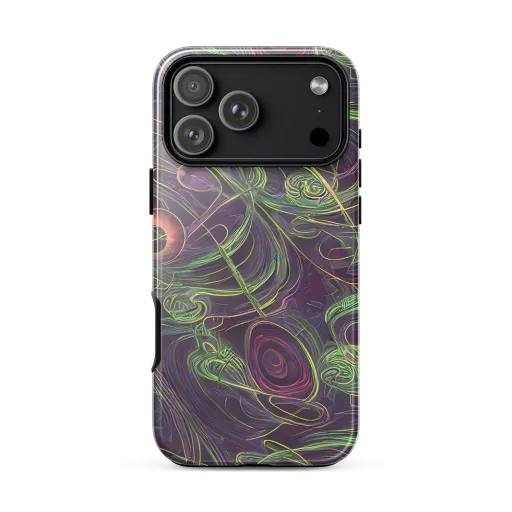 Chromatic Creeper on a Tough Case for iPhone®