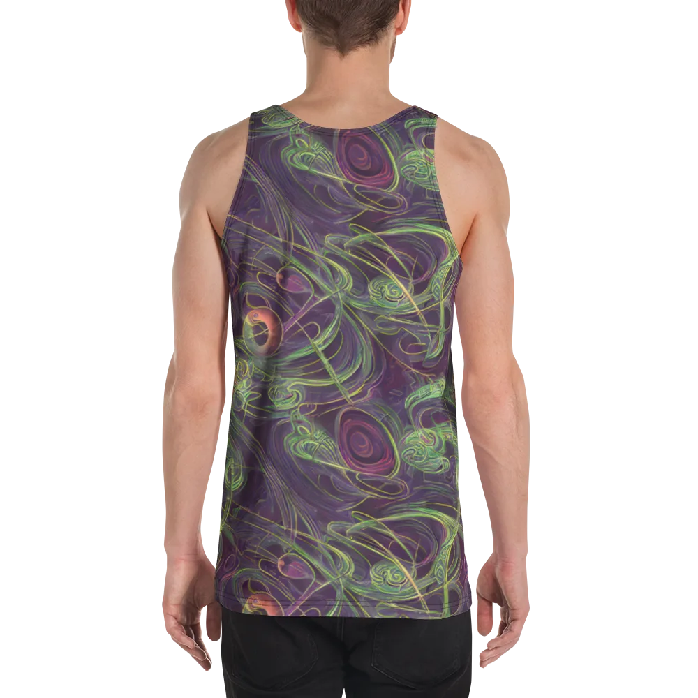 Chromatic Creeper on Men's Tank Top — Back