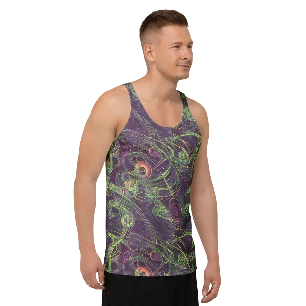 Chromatic Creeper on Men's Tank Top — Right Front