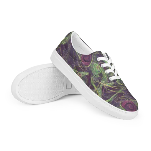 Chromatic Creeper on a Men's Lace-Up Canvas Shoes