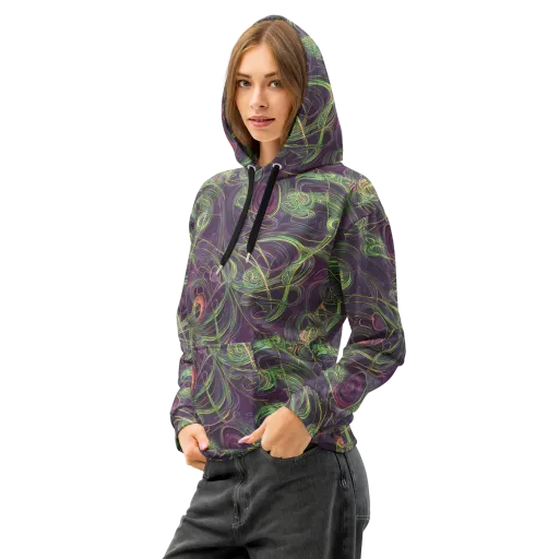 Chromatic Creeper on a Cotton Hoodie