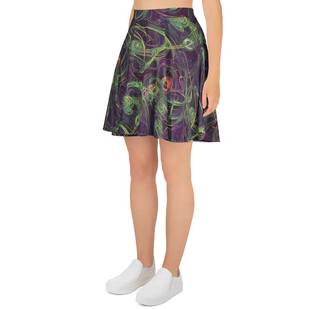 Chromatic Creeper on Skater Skirt — Left