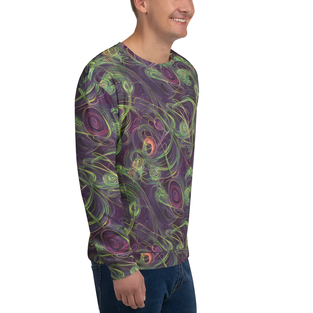 Chromatic Creeper on Sweatshirt — Right Front