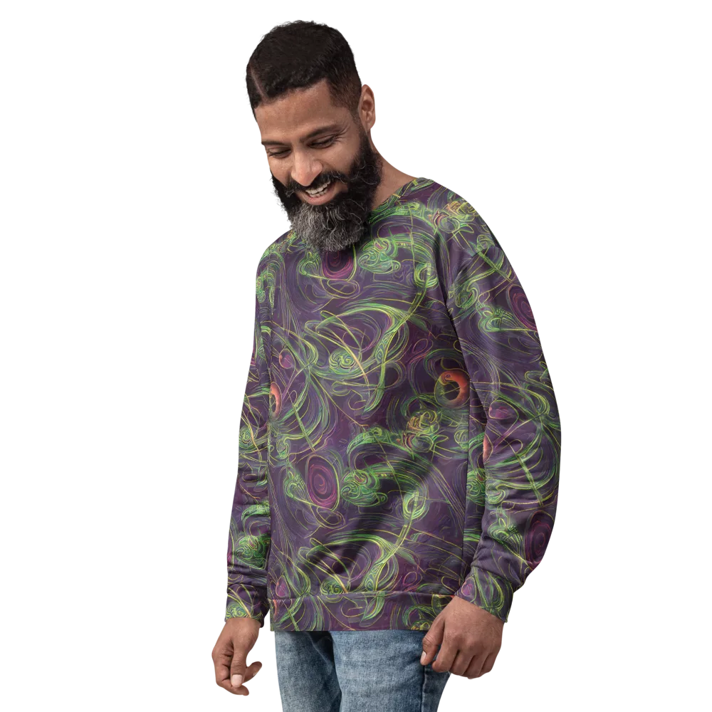 Chromatic Creeper on Sweatshirt — Left Front