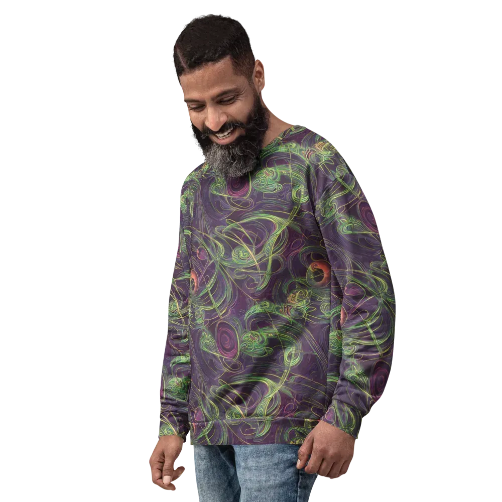 Chromatic Creeper on Sweatshirt — Left Front