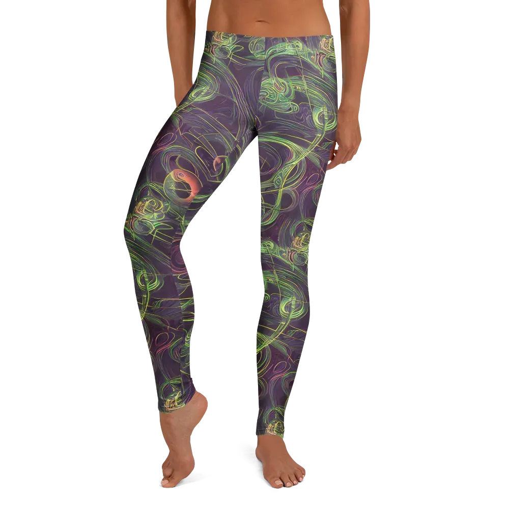 Chromatic Creeper on Leggings — Front