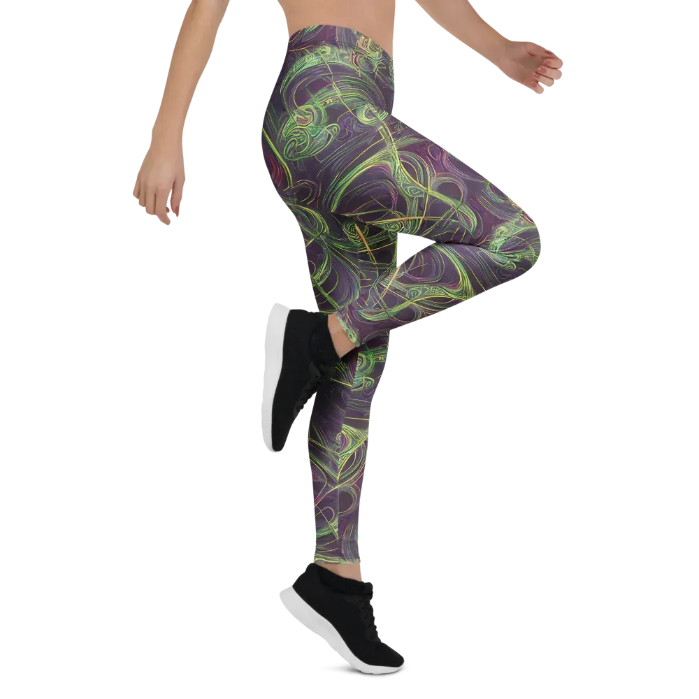 Chromatic Creeper on Leggings — Right