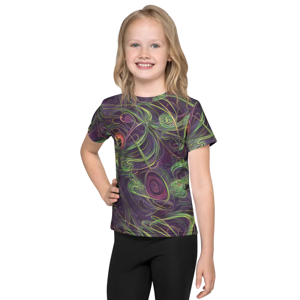Chromatic Creeper on Kids Crew Neck T-Shirt — Front