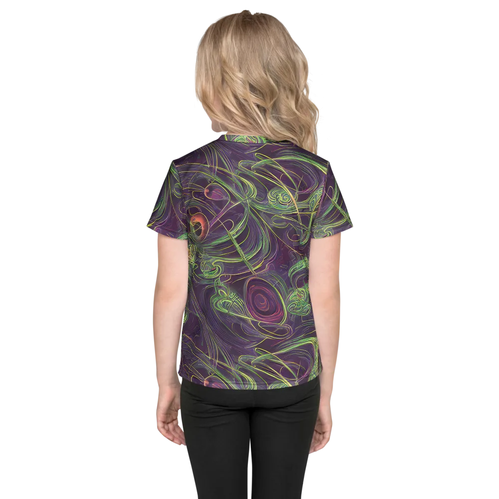 Chromatic Creeper on Kids Crew Neck T-Shirt — Back
