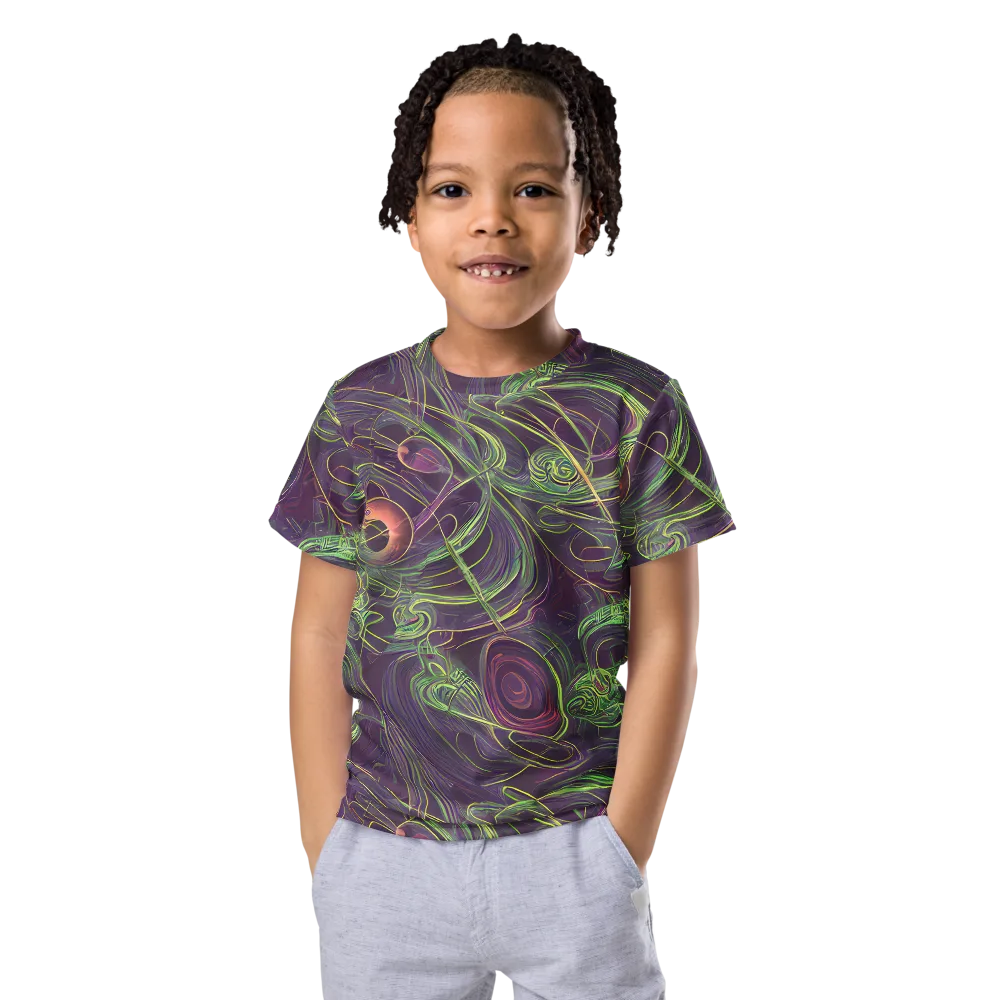 Chromatic Creeper on Kids Crew Neck T-Shirt — Front