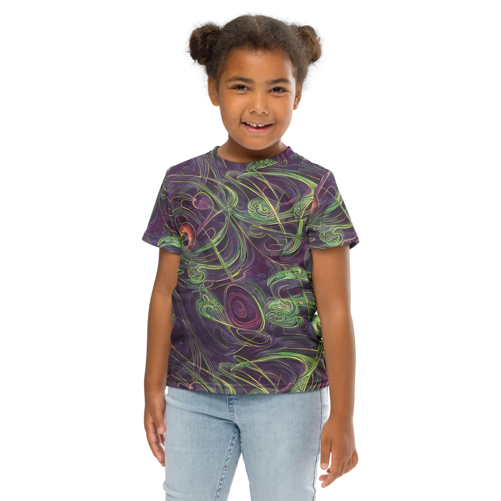 Chromatic Creeper on Kids Crew Neck T-Shirt — Front
