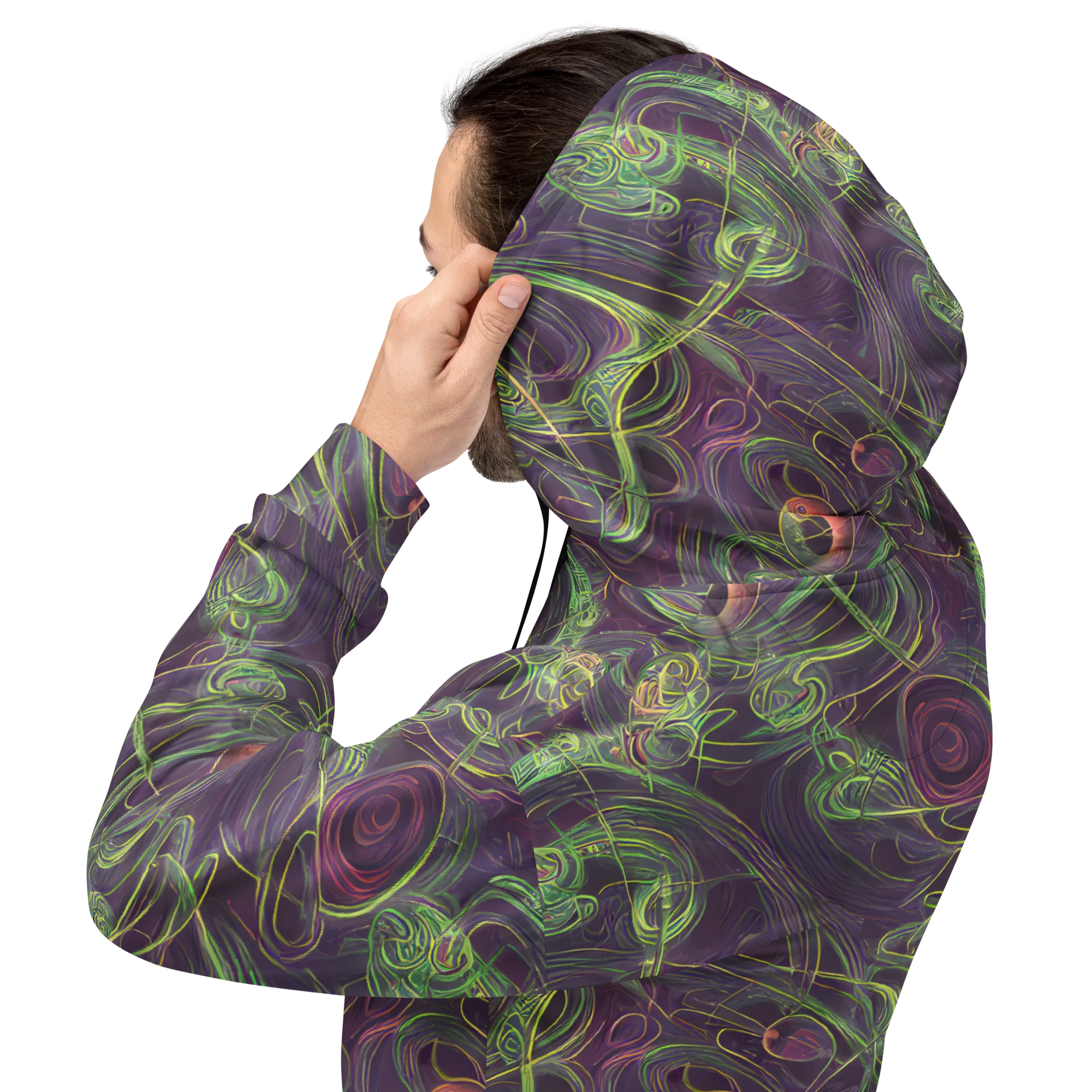 Chromatic Creeper on Hoodie — Back