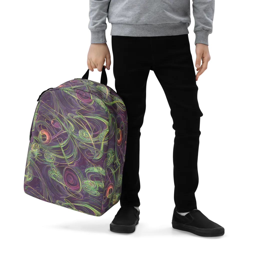 Chromatic Creeper on Minimalist Backpack — Zoomed-in