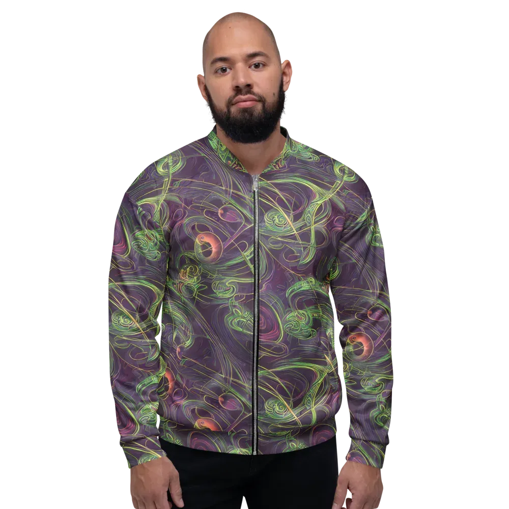 Chromatic Creeper on Bomber Jacket — Front
