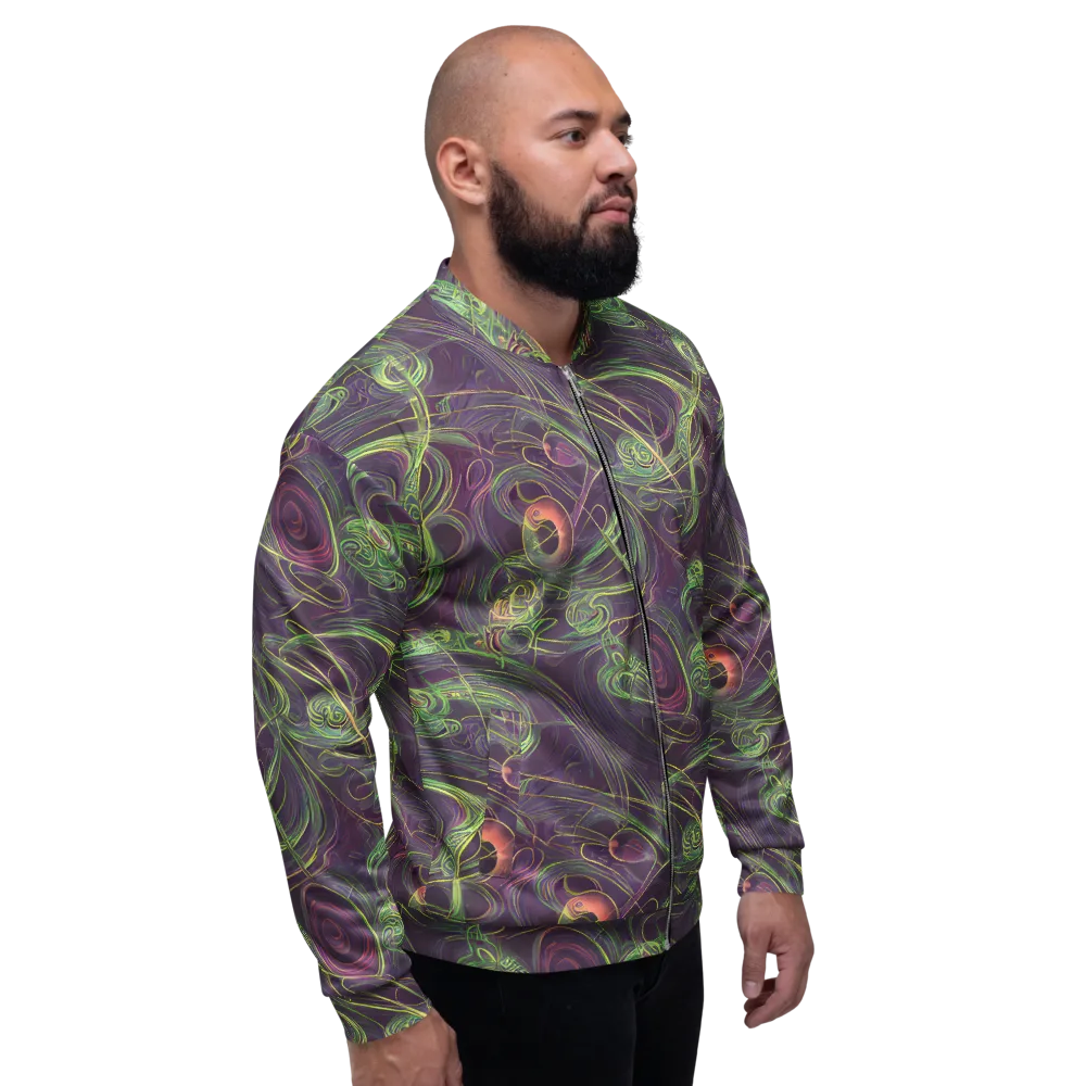 Chromatic Creeper on Bomber Jacket — Right