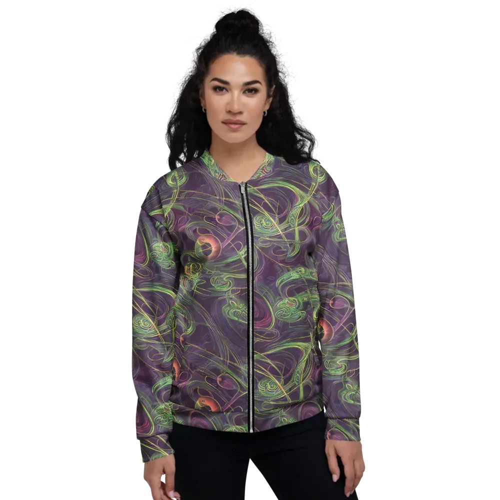 Chromatic Creeper on Bomber Jacket — Front