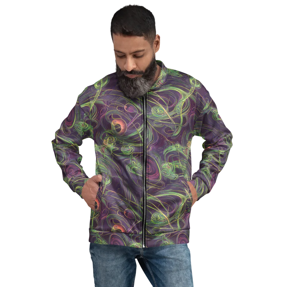 Chromatic Creeper on Bomber Jacket — Front
