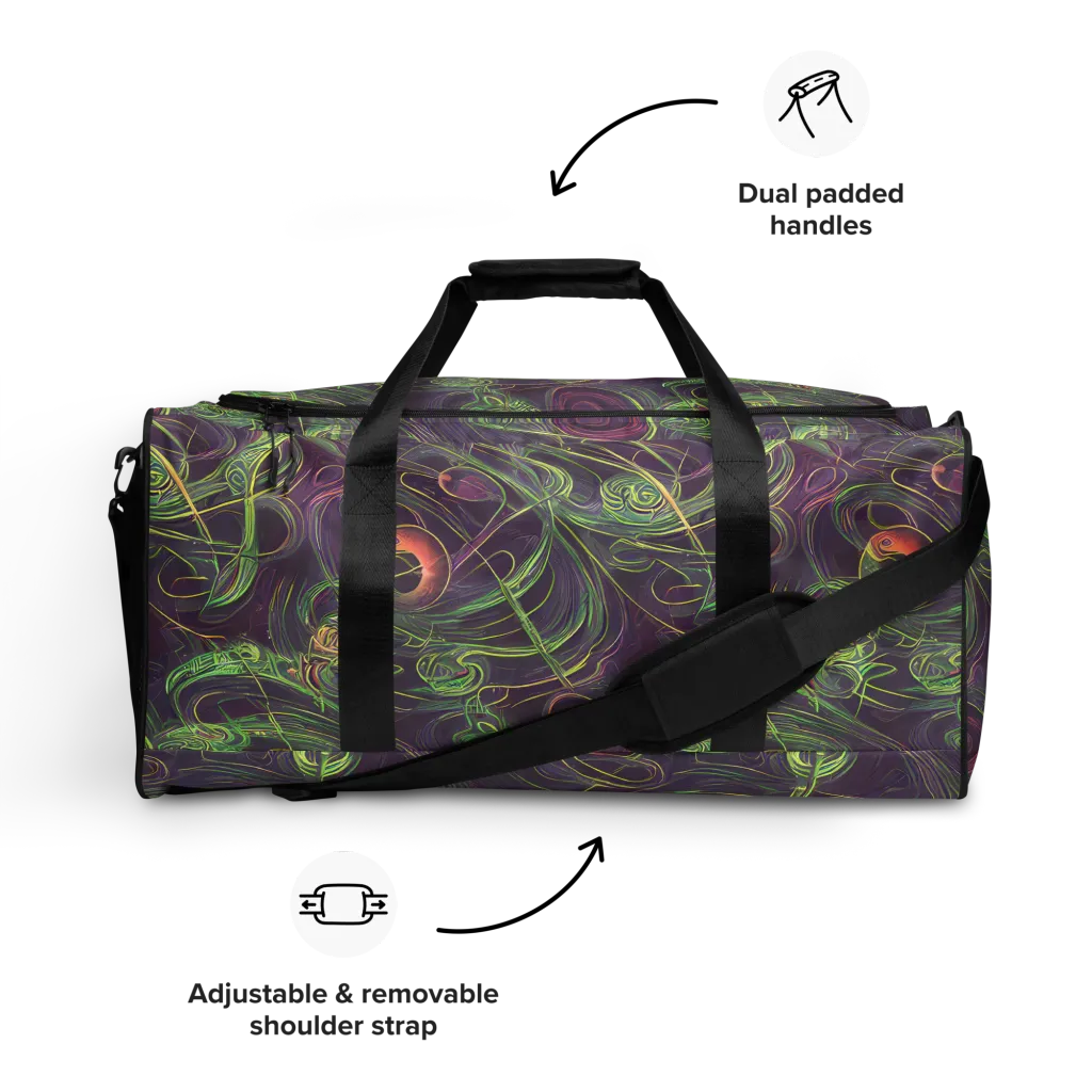 Chromatic Creeper on Duffle Bag — Front