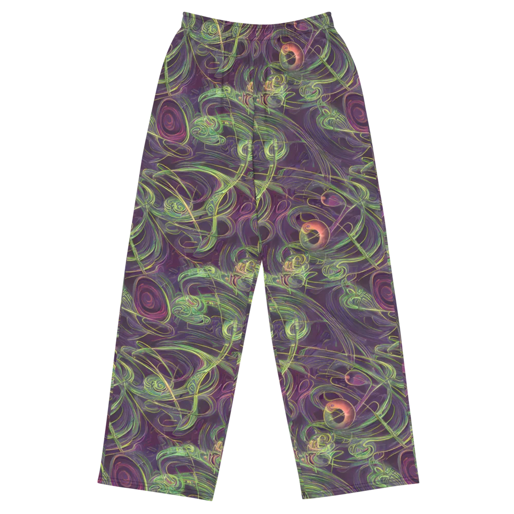 Chromatic Creeper on Wide-Leg Pants — Front