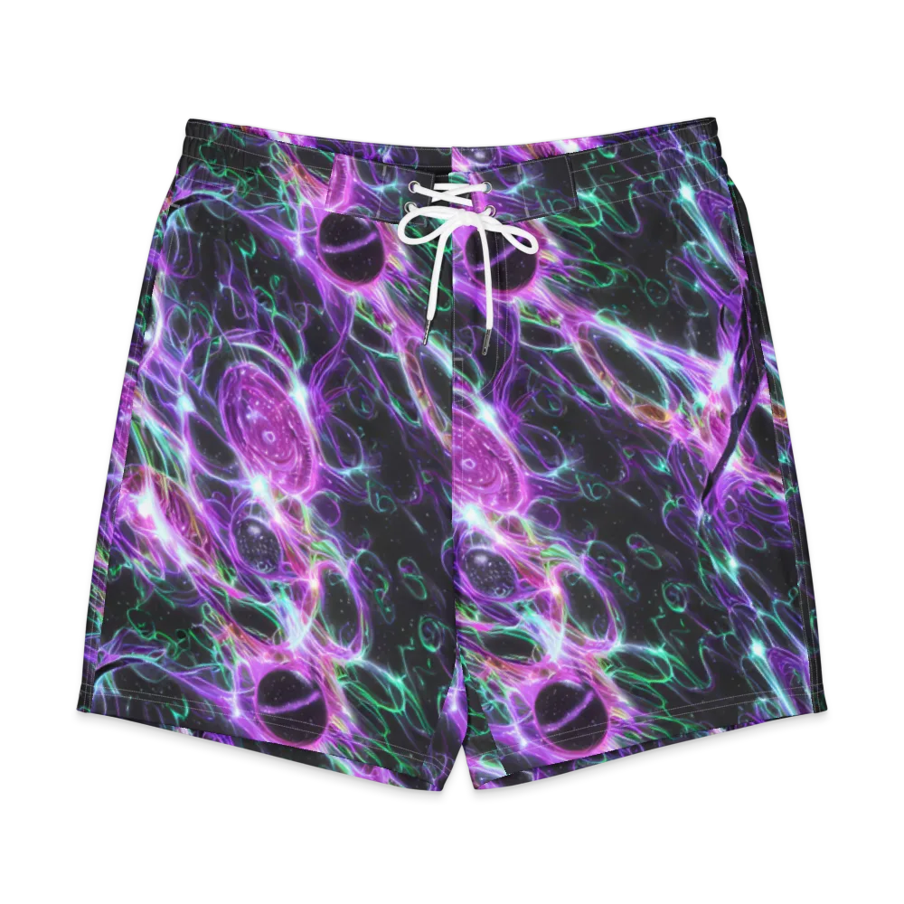 Astral Garden on Men's Board Shorts — Front