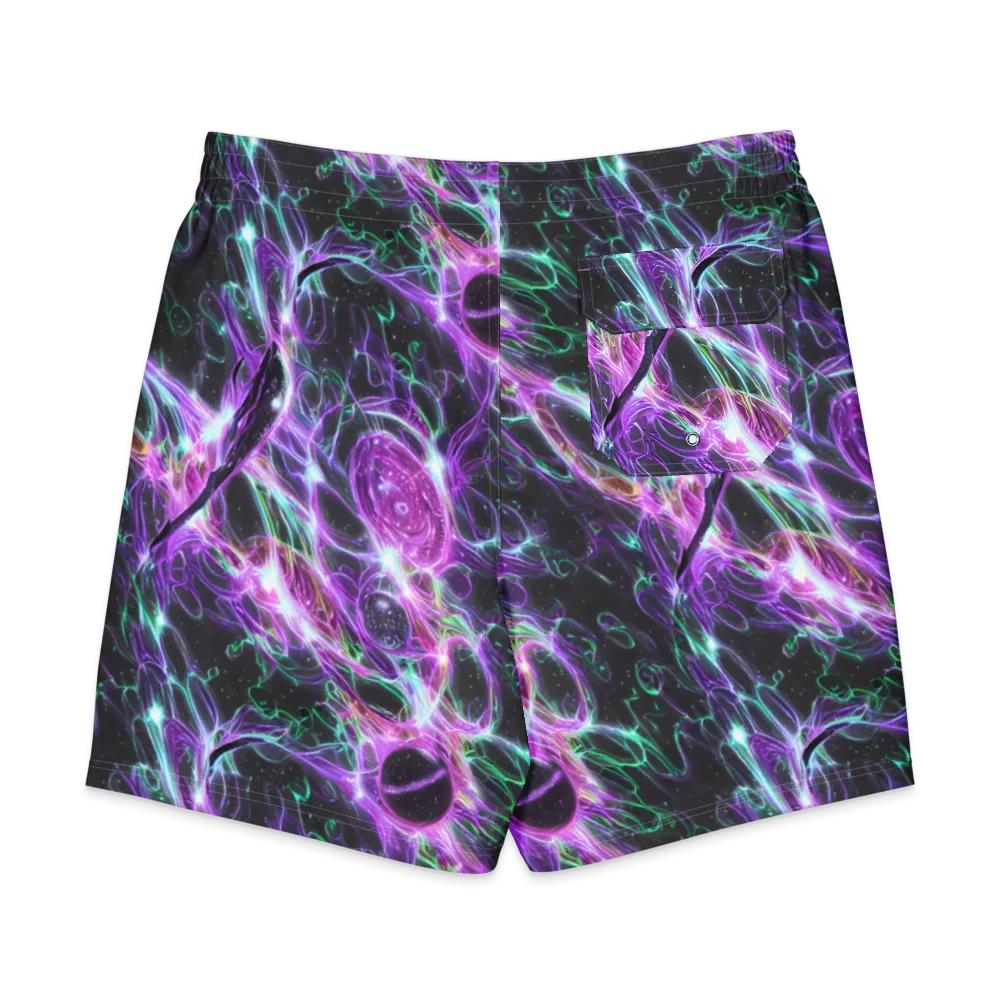 Astral Garden on Men's Board Shorts — Back