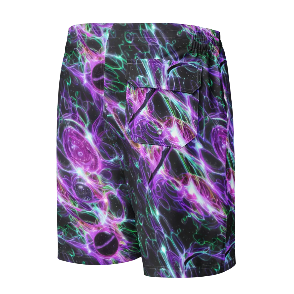 Astral Garden on Men's Board Shorts — Back