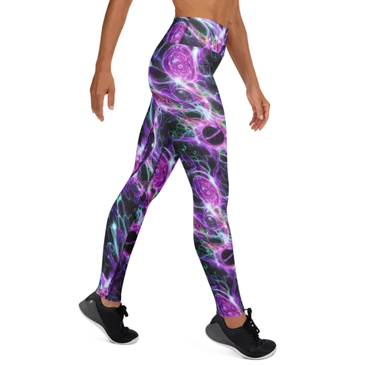 Astral Garden on a Yoga Leggings