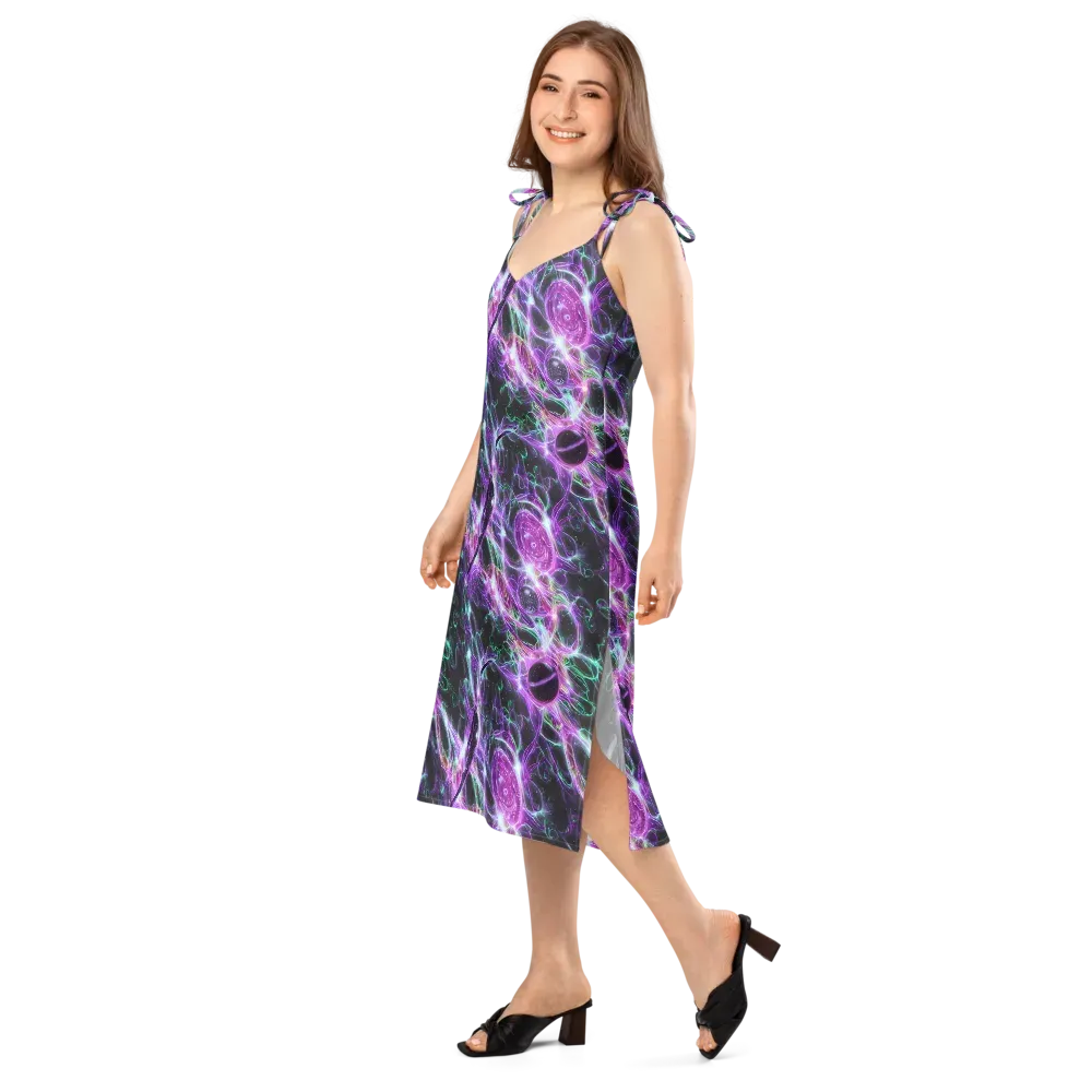 Astral Garden on Slip Dress — Left Front