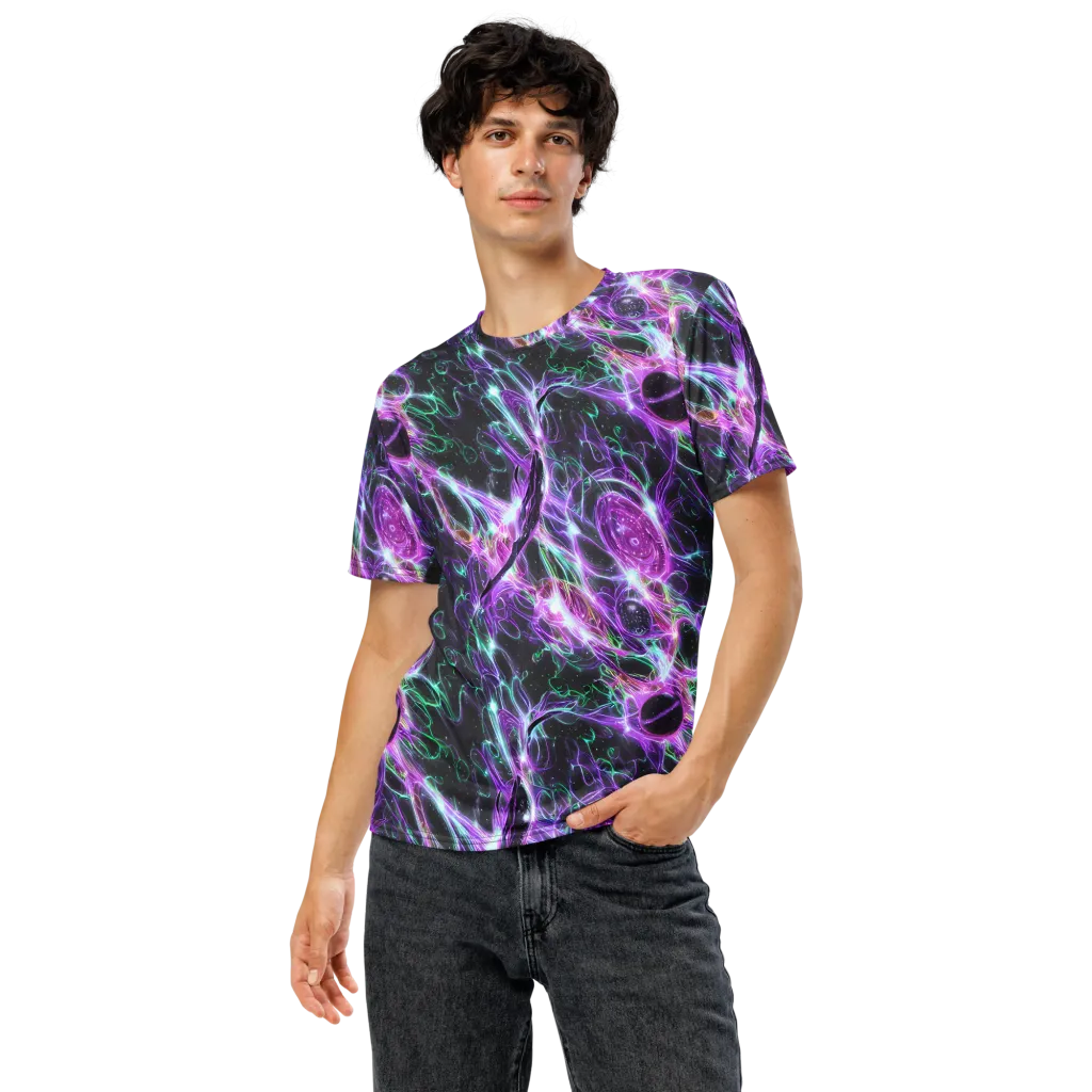 Astral Garden on Men's Crew Neck T-Shirt — Front