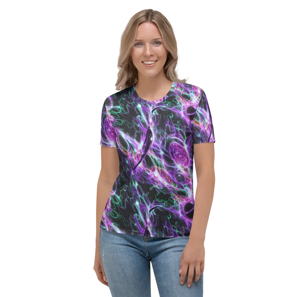 Astral Garden on Women's Crew Neck T-Shirt — Front