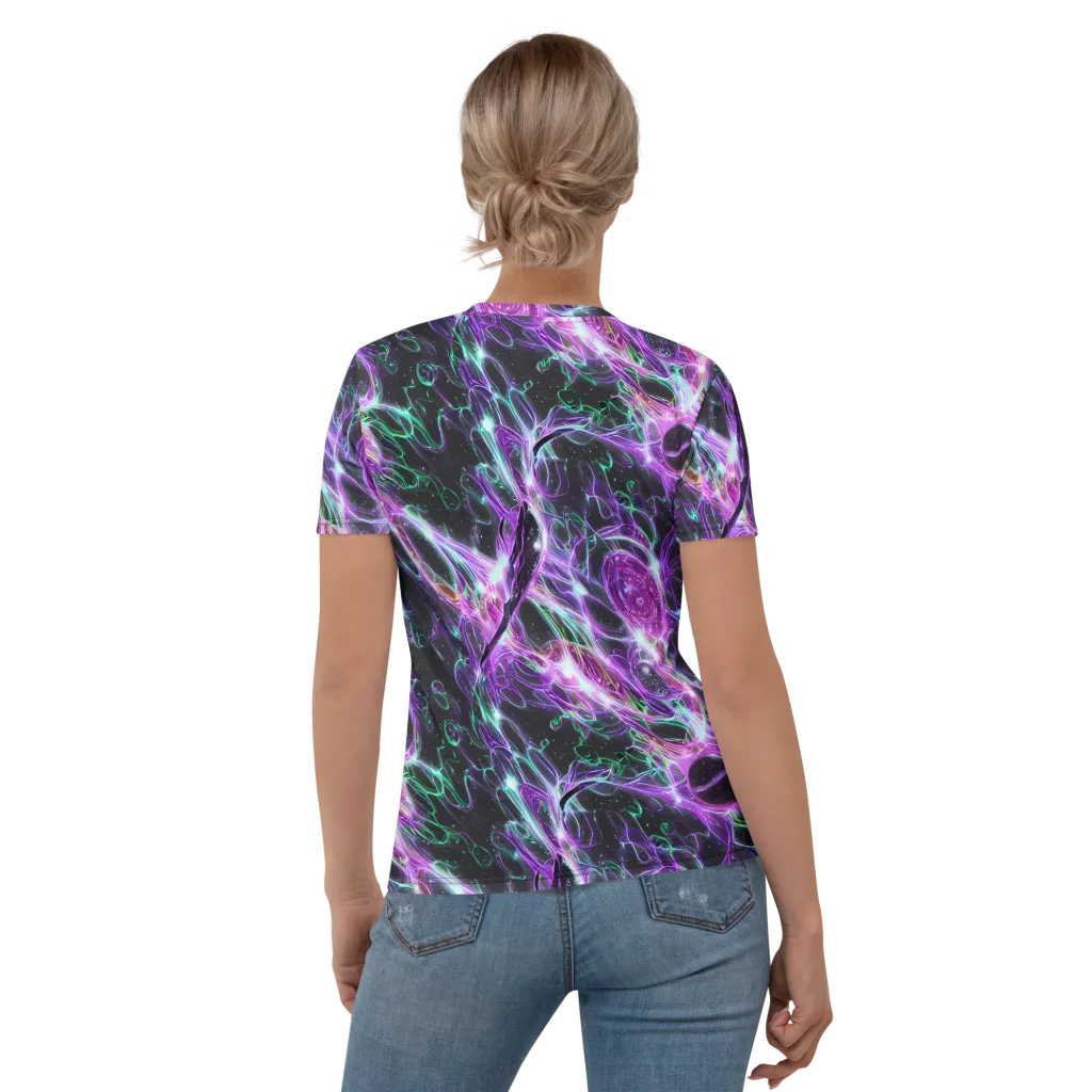 Astral Garden on Women's Crew Neck T-Shirt — Back