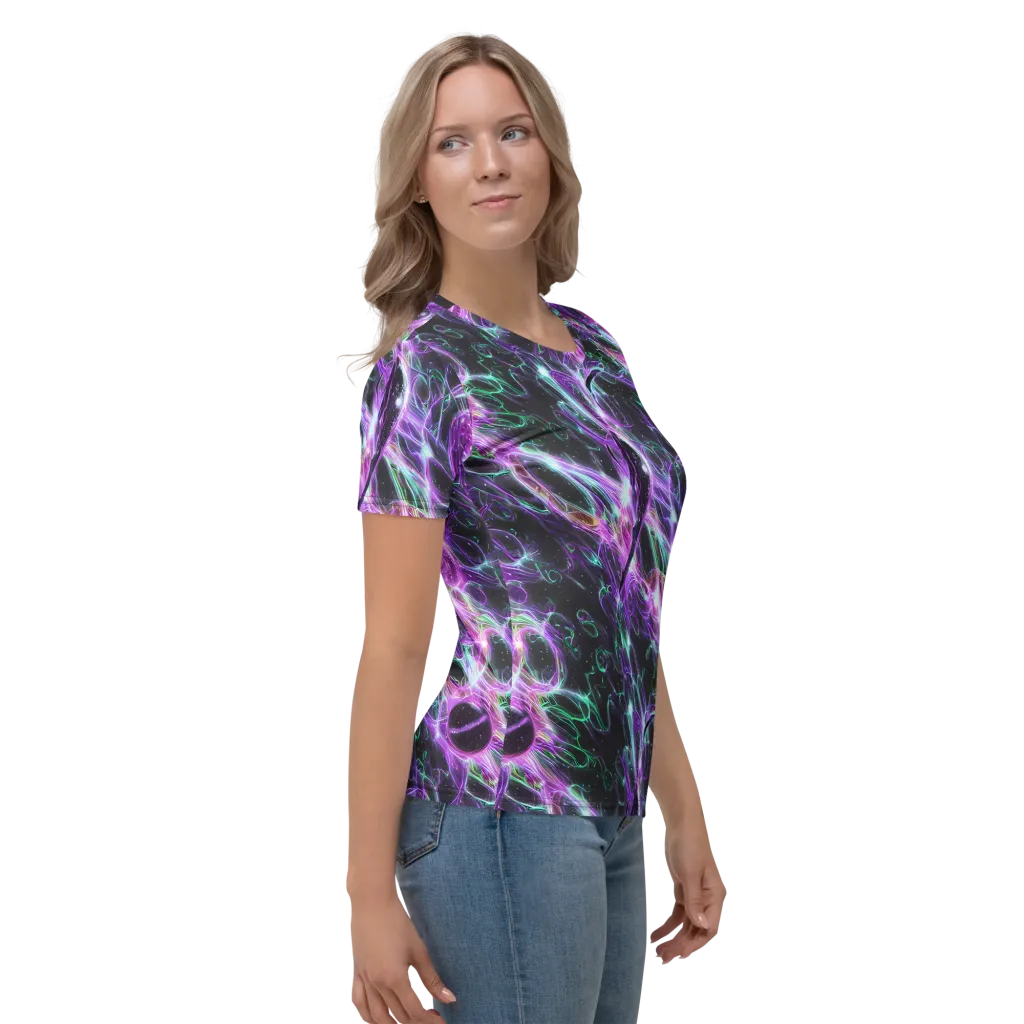 Astral Garden on Women's Crew Neck T-Shirt — Right