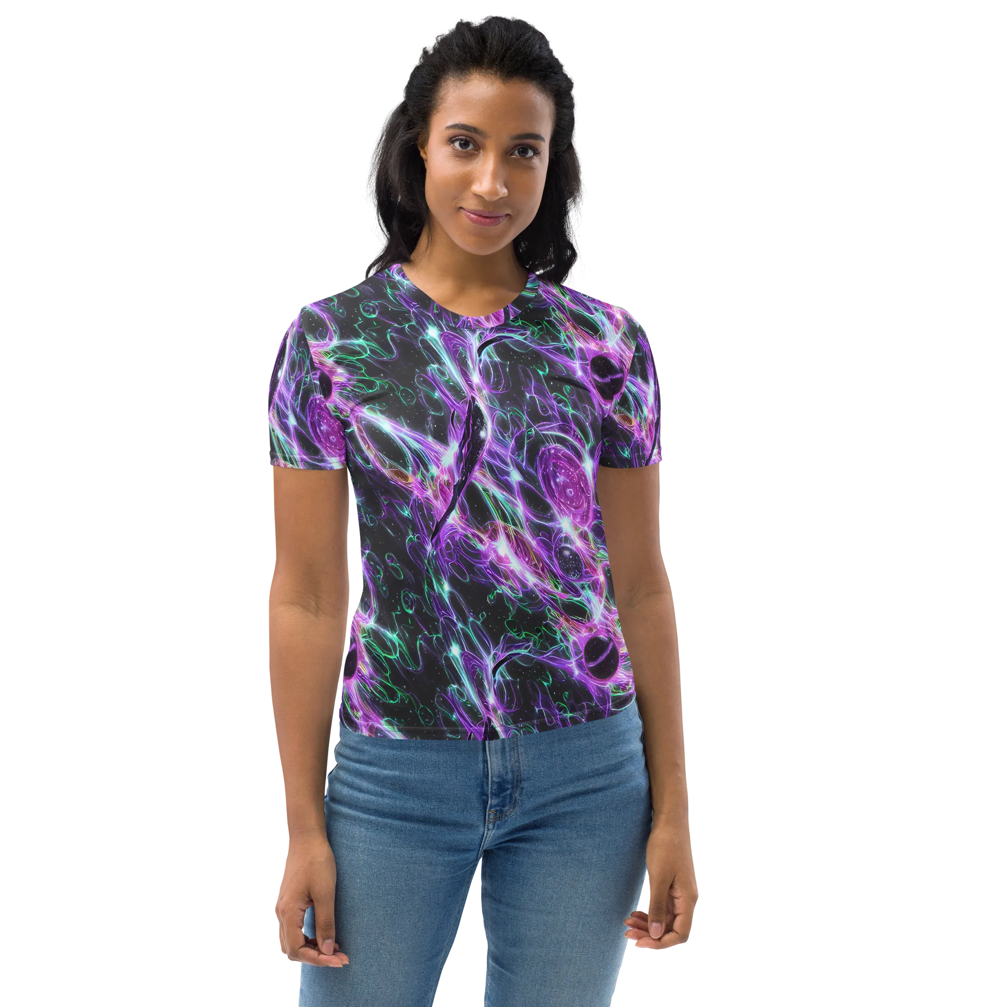 Astral Garden on Women's Crew Neck T-Shirt — Front